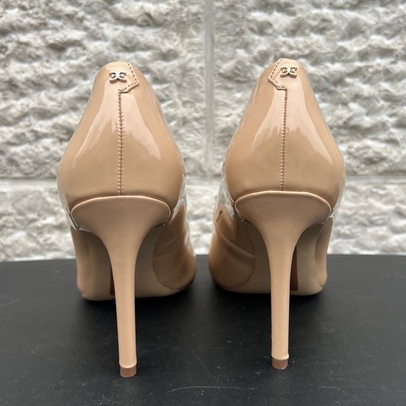 Sam Edelman Women’s Hazel Beige Blush Patent Leather Pump - Picture 7 of 8